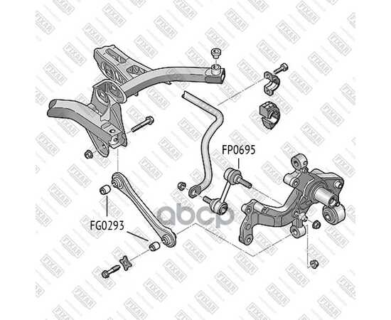 Купить ТЯГА СТАБИЛИЗАТОРА ЗАДНЯЯ ЛЕВАЯ/ПРАВАЯ AUDI A3/A4/TT 03-SKODA OCTAVIA/SUPERB/YETI 04-VW PASSAT/CC/GOLF/JETTA/TIGUAN/TOURAN 03- FP0695