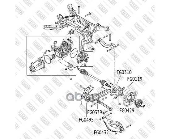 Купить САЙЛЕНТБЛОК ЗАДНЕГО РЫЧАГА CHEVROLET CAPTIVA 07-> FIXAR FG0432