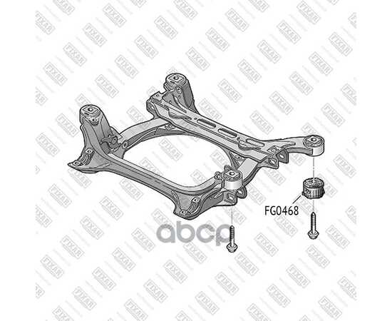 Купить САЙЛЕНТБЛОК ПЕРЕДНЕГО ПОДРАМНИКА AUDI Q7 06- FG0468