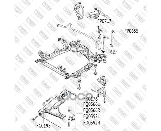 Купить ТЯГА СТАБИЛИЗАТОРА ПЕРЕДНЯЯ ЛЕВАЯ/ПРАВАЯ OPEL ASTRA/ZAFIRA 04- FP0717