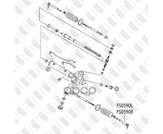 Купить НАКОНЕЧНИК РУЛЕВОЙ ТЯГИ ЛЕВЫЙ CHEVROLET LACETTI 05- FS0590L