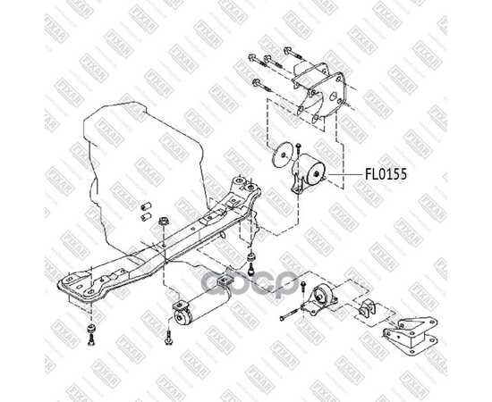 Купить ОПОРА ДВС NISSAN ALMERA 00-> FIXAR FL0155