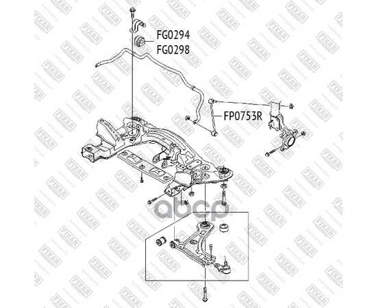 Купить ТЯГА СТАБИЛИЗАТОРА ПЕРЕДНЯЯ ПРАВАЯ CHEVROLET LACETTI 05-> FIXAR FP0753R