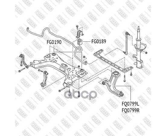 Купить САЙЛЕНТБЛОК ПОДРАМНИКА NISSAN TIIDA 05-> FIXAR FG0190