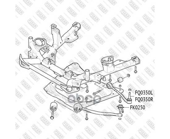 Купить РЫЧАГ ПОДВЕСКИ ПЕРЕДНИЙ НИЖНИЙ ЛЕВЫЙ BMW X5(E53) 00- FQ0350L