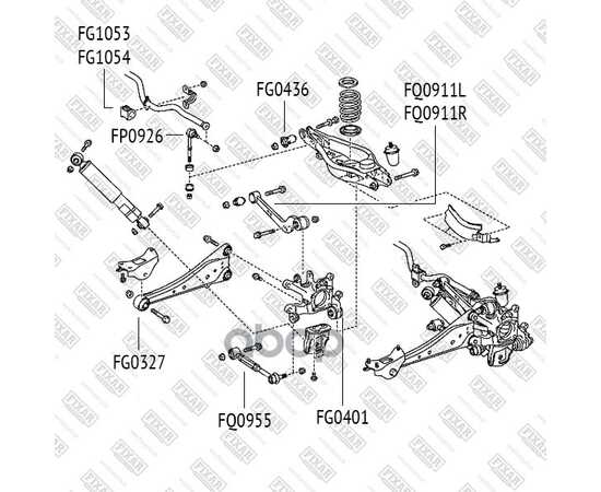 Купить ТЯГА СТАБИЛИЗАТОРА ЗАДНЯЯ ЛЕВАЯ/ПРАВАЯ TOYOTA RAV4 06- FP0926