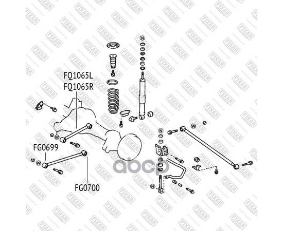 Купить САЙЛЕНТБЛОК ЗАДНЕГО ПРОДОЛЬНОГО РЫЧАГА TOYOTA LAND CRUISER 100 98->LEXUS LX470 98-> FIXAR FG0700