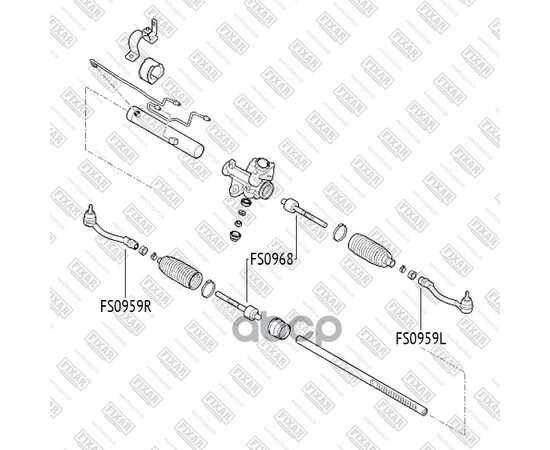 Купить НАКОНЕЧНИК РУЛЕВОЙ ТЯГИ ЛЕВЫЙ HYUNDAI SOLARIS 10-KIA RIO 11- FS0959L