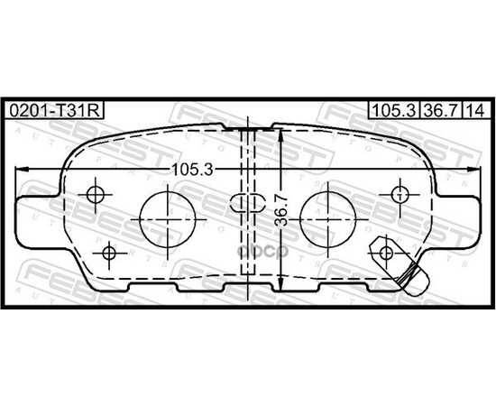 Купить КОЛОДКИ ЗАДНИЕ NISSAN PRIMERA P12 0201-T31R