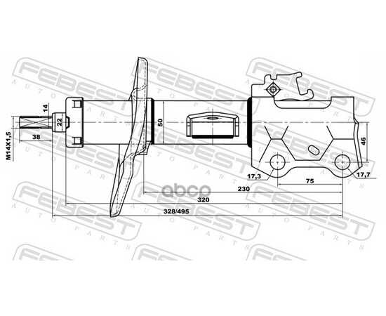 Купить АМОРТИЗАТОР ПЕРЕДН ПРАВЫЙ TOYOTA COROLLA E15/E18 01660299FR