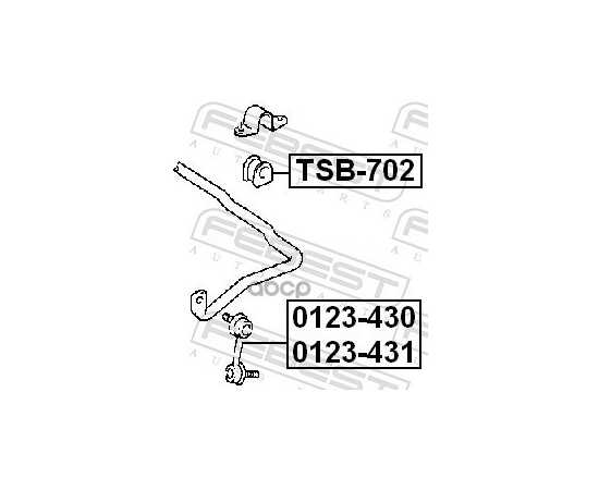 Купить ТЯГА СТАБИЛИЗАТОРА ПЕРЕДН ЛЕВАЯ TOYOTA CORONA 97-03 0123-430