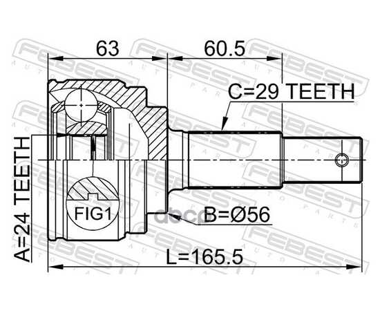 Купить ШРУС ВНЕШНИЙ NISSAN TEANA J31 200­3.02-2008.06 0210-B30