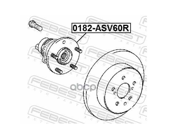 Купить СТУПИЦА В СБОРЕ ЗАДНЯЯ TOYOTA CAMRY/HYBRID 2011- 0182-ASV60R