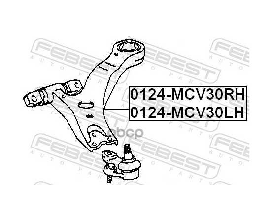 Купить РЫЧАГ ЛЕВЫЙ TOYOTA CAMRY V30/V40 0124-MCV30LH