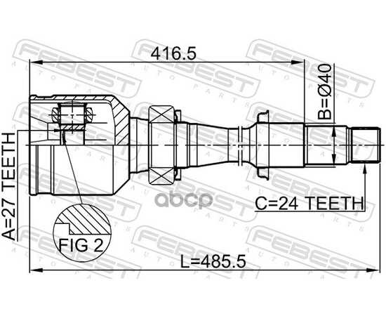 Купить ШРУС ВНУТР ПРАВЫЙ TOYOTA CAMRY V50 0111-MCV30RH