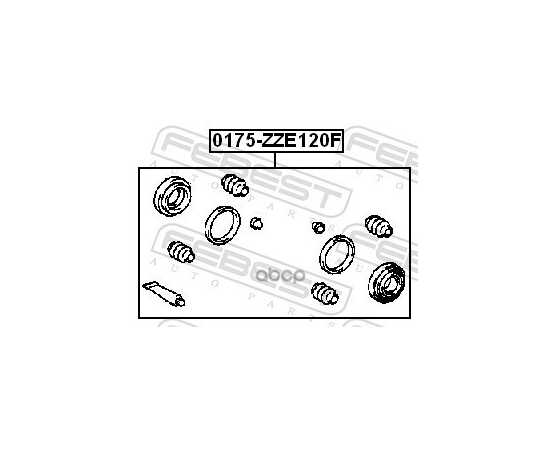 Купить РЕМКОМПЛЕКТ ТОРМОЗНОГО СУППОРТА 0175-ZZE120F