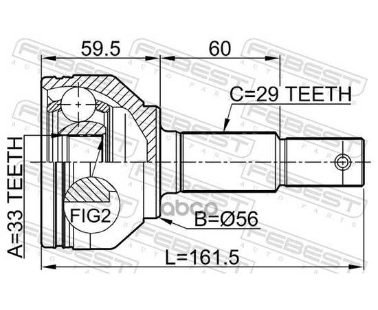 Купить ШРУС ВНЕШНИЙ NISSAN QASHQAI J10E 2006-2013 0210-J1016