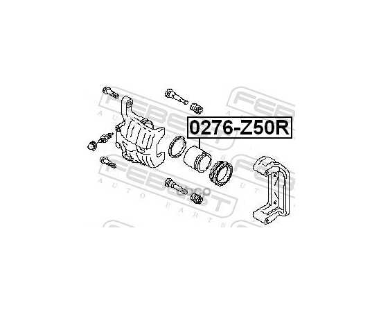 Купить ПОРШЕНЬ ЗАДН СУППОРТА NISSAN MURANO Z50 2002-2007 0276-Z50R