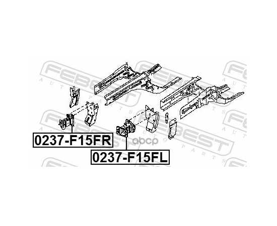 Купить КРОНШТЕЙН УСИЛИТЕЛЯ БАМПЕРА ПЕРЕДНЕГО ПРАВЫЙ NISSAN JUKE F15 2010- 0237-F15FR