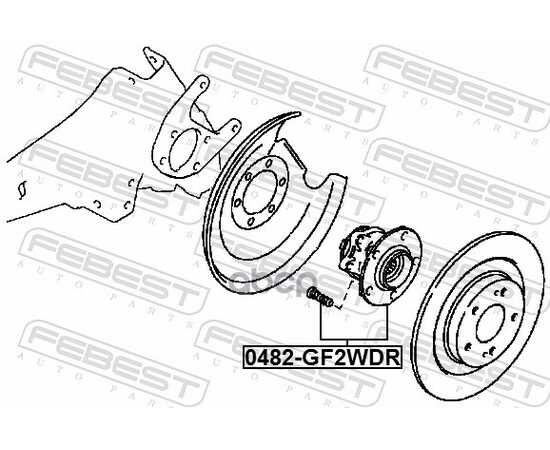 Купить СТУПИЦА ЗАДНЯЯ MITSUBISHI ASX GA# 2010- 0482-GF2WDR