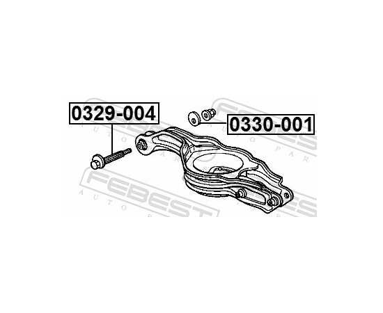 Купить БОЛТ С ЭКСЦЕНТРИКОМ HONDA ODYSSEY F.D/T.H RA1 1995-1998 [JP] 0329-004