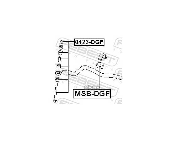Купить ТЯГА СТАБИЛИЗАТОРА 0423-DGF