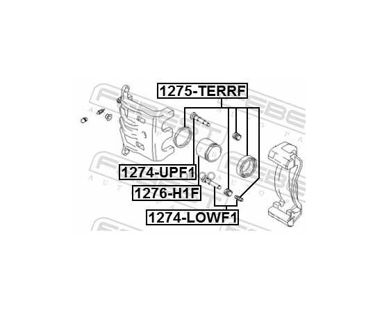 Купить РЕМКОМПЛЕКТ СУППОРТА ПЕРЕДНИЙ HYUNDAI SANTA FE 00- 1275-TERRF