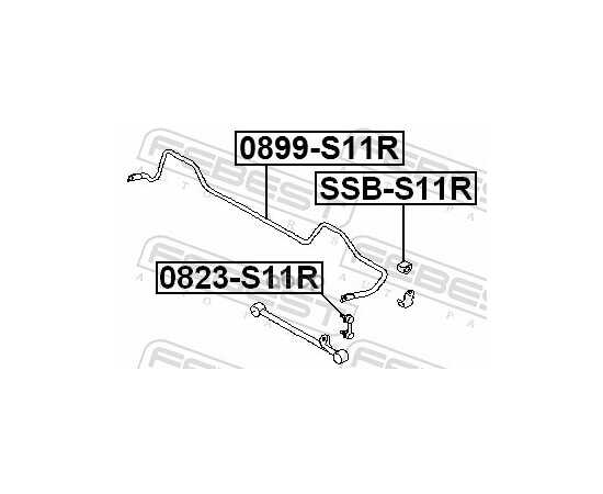 Купить СТАБИЛИЗАТОР ЗАДНИЙ SUBARU FORESTER S11 2002.02-2007.11 0899-S11R