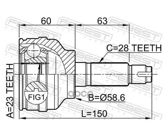 Купить ШРУС ВНЕШНИЙ MAZDA 3 (BK/BL) 0510-049