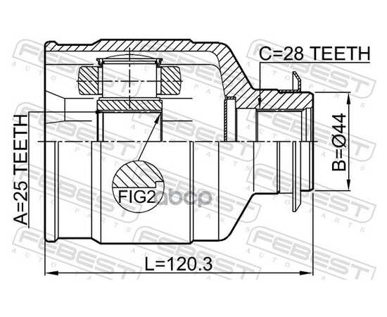 Купить ШРУС ВНУТРЕННИЙ HYUNDAI IX35/TUCSON 10MY 2009-2015 1211-IX35RH