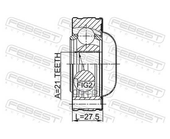 Купить ШРУС КАРДАННОГО ВАЛА SUZUKI GRAND VITARA 2006-2014 0711-JB420SHA