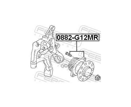 Купить СТУПИЦА ЗАДНЯЯ SUBARU IMPREZA G12 2007-2011 0882-G12MR