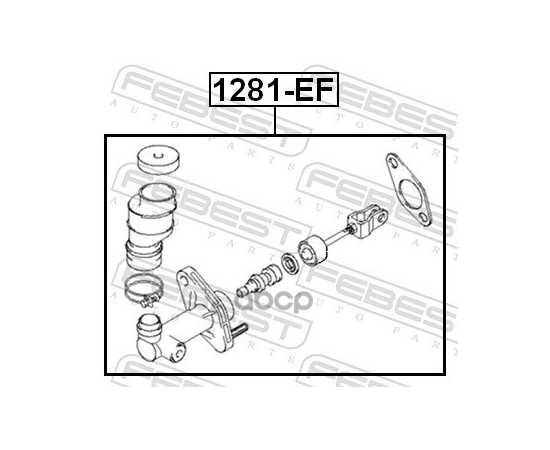 Купить ЦИЛИНДР СЦЕПЛЕНИЯ ГЛАВНЫЙ 1281-EF