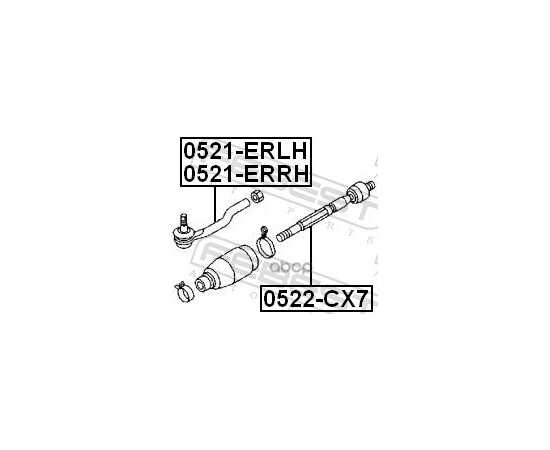 Купить НАКОНЕЧНИК РУЛЕВОЙ ПРАВЫЙ MAZDA CX-7 ER 2006-2012 0521-ERRH