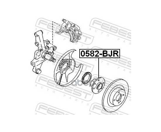 Купить СТУПИЦА В СБОРЕ ЗАДНЯЯ MAZDA 323 BJ 1998-2003 0582-BJR