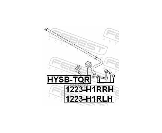 Купить ТЯГА СТАБИЛИЗАТОРА ЗАДН ПРАВАЯ HYUNDAI SANTA FE 12-, 16-, KIA SORENTO 12- 1223-H1RRH