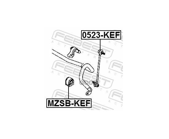 Купить ТЯГА СТАБИЛИЗАТОРА ПЕРЕДНЯЯ MAZDA CX-5 KE 2011-2017 0523-KEF