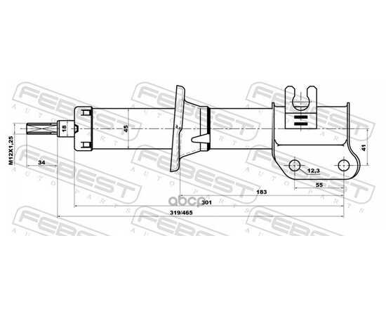 Купить АМОРТИЗАТОР ПЕРЕДН ПРАВЫЙ CHEVROLET MATIZ/SPARK (M100) 1998-2005 10667899FR