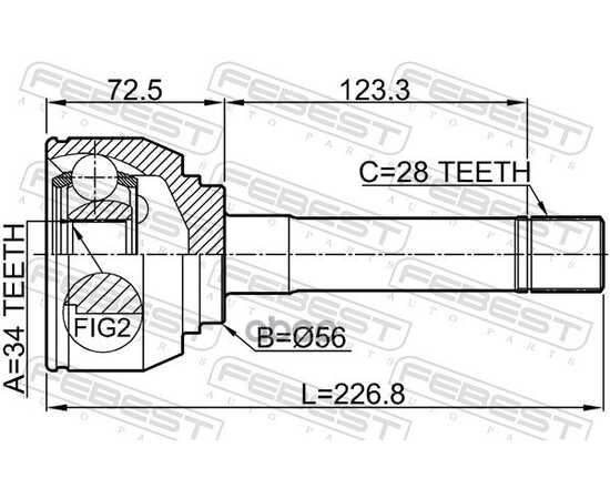 Купить ШРУС ВНЕШНИЙ HYUNDAI H-1 2001- 1210-H1