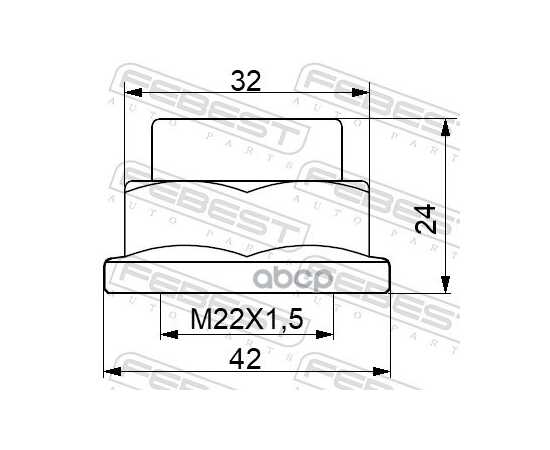 Купить ГАЙКА MITSUBISHI LANCER 2007- 0498-NHUB01