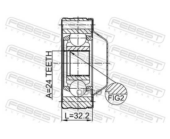 Купить ШРУС КАРДАНА KIA SORENTO 02- 1211-TERSHA