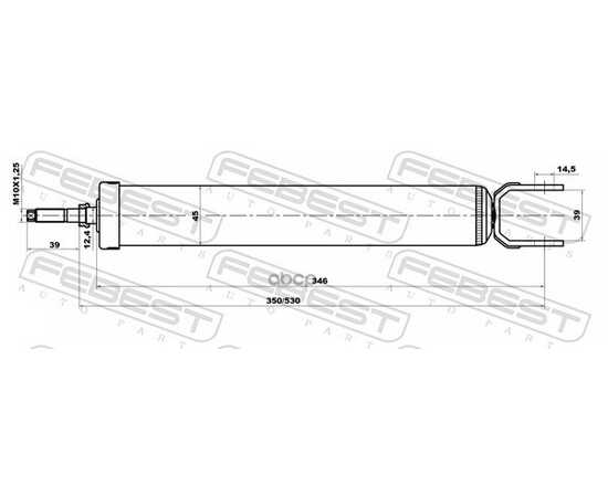 Купить АМОРТИЗАТОР ЗАДНИЙ L=R HYUNDAI I30/KIA CEED 07-12 FEBEST 12650915R