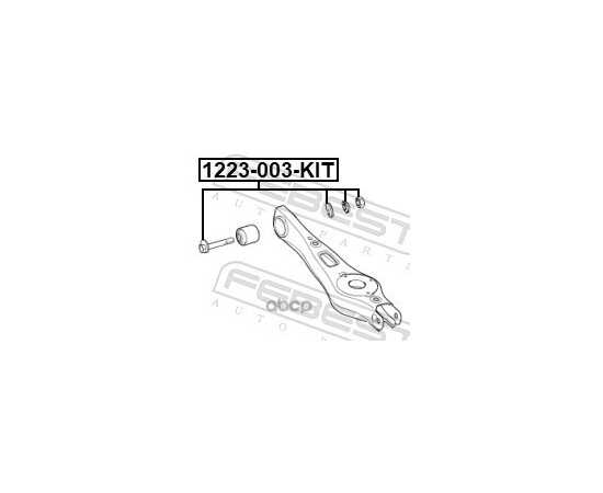 Купить БОЛТ С ЭКСЦЕНТРИКОМ РЕМКОМПЛЕКТ HYUNDAI IX55 07 2007-2013 FEBEST 1229-003-KIT