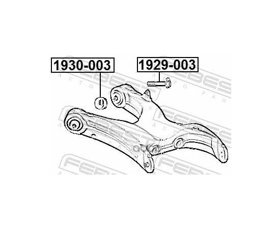 Купить БОЛТ С ЭКСЦЕНТРИКОМ BMW X5 E70 2006-2013 FEBEST 1929-003