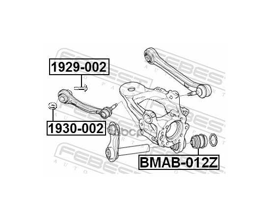 Купить БОЛТ С ЭКСЦЕНТРИКОМ BMW X5 E70 2006-2013 FEBEST 1929-002