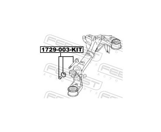 Купить БОЛТ С ЭКСЦЕНТРИКОМ РЕМКОМПЛЕКТ AUDI A6/AVANT 2005-2011 1729-003-KIT