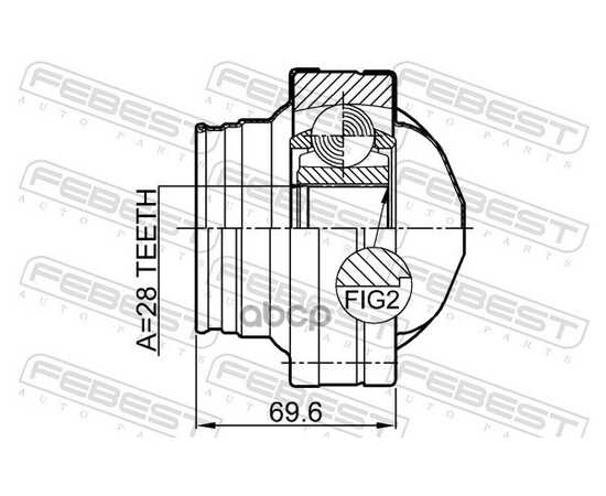 Купить ШРУС ВНУТРЕННИЙ MERCEDES VITO/VIANO 639 2003-2014 1611-639