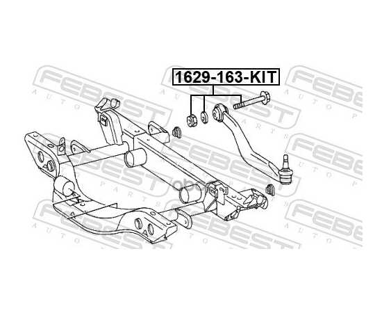 Купить БОЛТ С ЭКСЦЕНТРИКОМ MERCEDES ML W163 (РЕМКОМПЛ) 1629-163-KIT