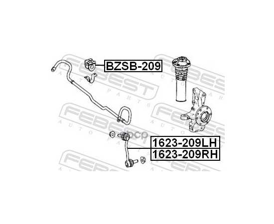 Купить ТЯГА СТАБИЛИЗАТОРА ПЕРЕДН ПРАВАЯ MERCEDES BENZ SPRINTER 906 2005-2013 1623-209RH