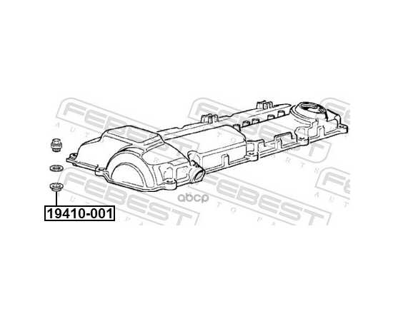 Купить ПРОКЛАДКА ПОД БОЛТ КРЕПЛЕНИЯ КЛАПАННОЙ КРЫШКИ BMW 3 E36 1989-2000 [ECE] FEBEST 19401-001